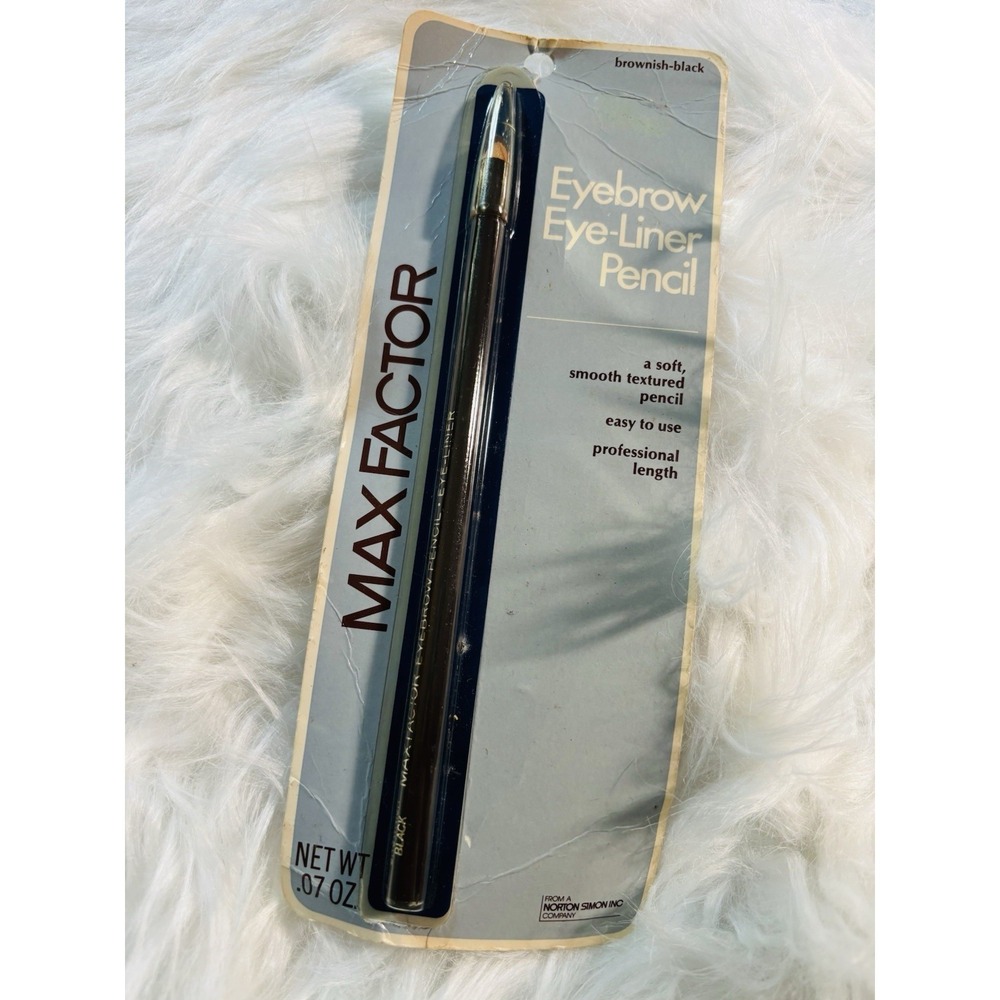 Max Factor Vintage‎ 80s Eyebrow & eyeliner pencil Nos Discontinued Brown Black